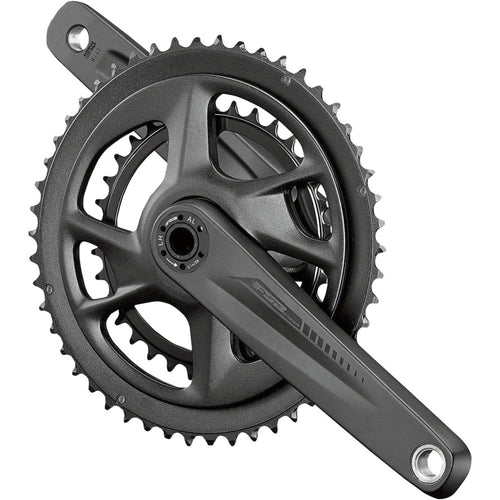 Omega AGX 2x Crankset - 172.5mm, 11-Speed, 50/34t, DM/90 BCD, 19mm MegaExo Spindle, N11, Black