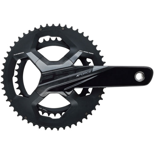 FSA K-Force Crankset, 2x 52/36T Chainrings, 172.5mm Arm Length, 110BCD, 386EVO Spindle – Black