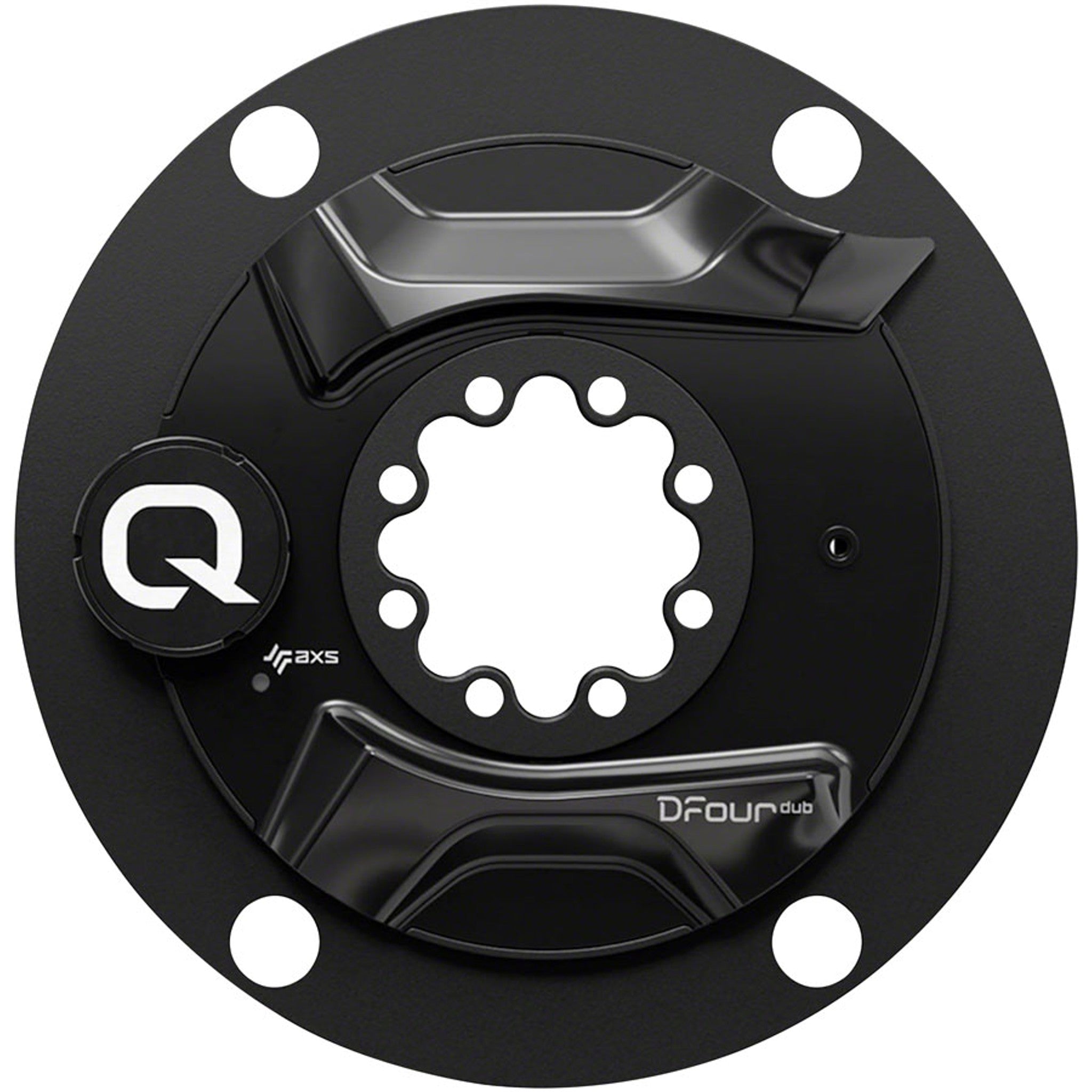 Quarq DFour AXS DUB Power Meter Spider - 110 BCD, 8-Bolt Crank Interface, Black