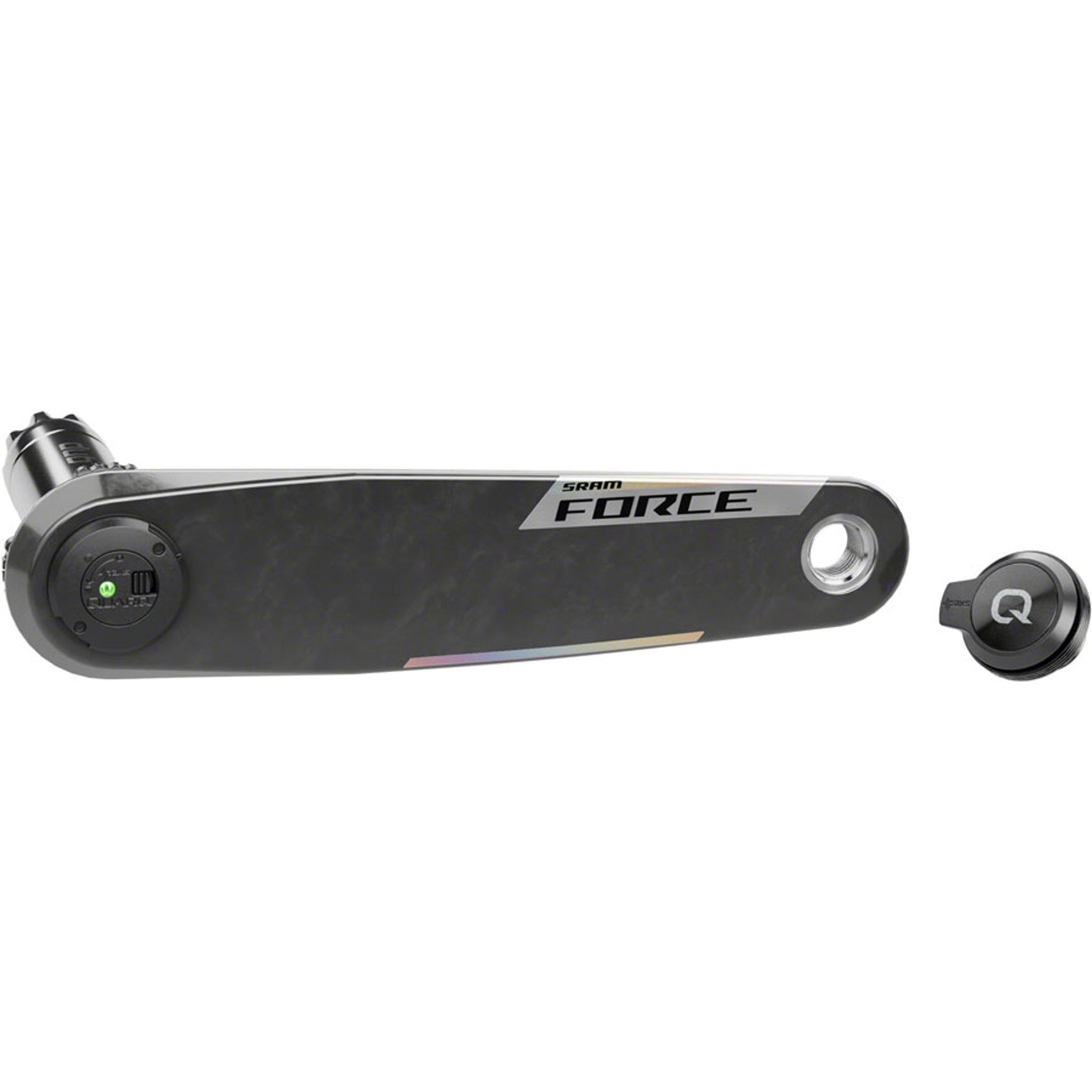 Force AXS Wide Left Crank Arm and Power Meter Spindle Assembly E1
