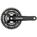 S-600 Crankset - 175mm, 8-Speed, 42/32/22t, 104/64 BCD, Square Taper JIS Spindle Interface, Black