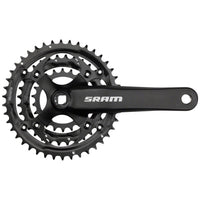 S-600 Crankset - 175mm, 8-Speed, 42/32/22t, 104/64 BCD, Square Taper JIS Spindle Interface, Black