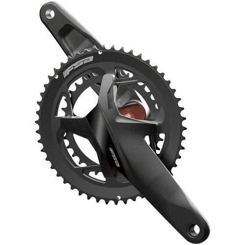 Gossamer Pro POD SC PowerBox Crankset - 175mm, 11/12-Speed, 50/34t, 120/90mm BCD, BB386EVO Spindle, 2-Tone Black