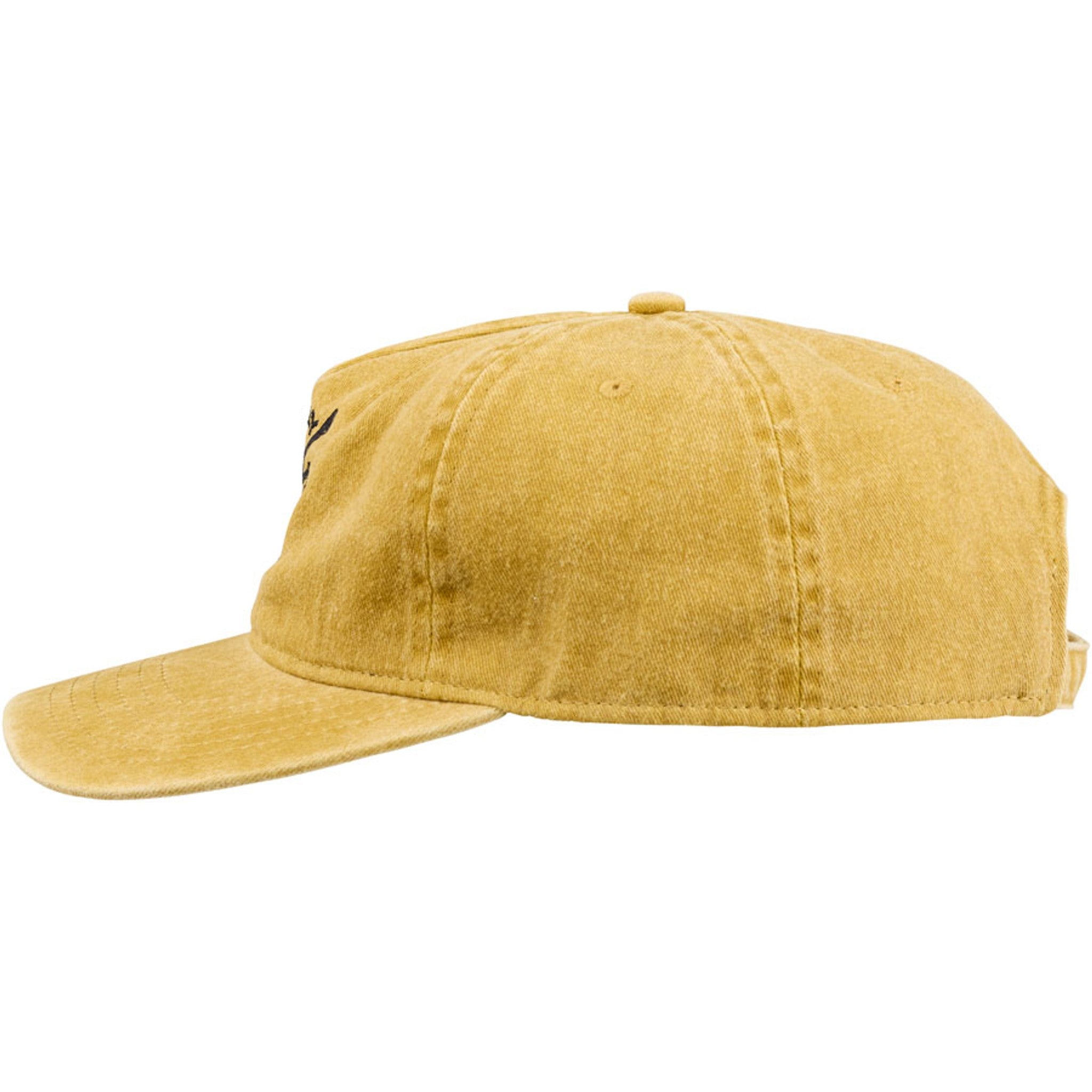 Skullet Strap Back Hat - Mustard, One Size