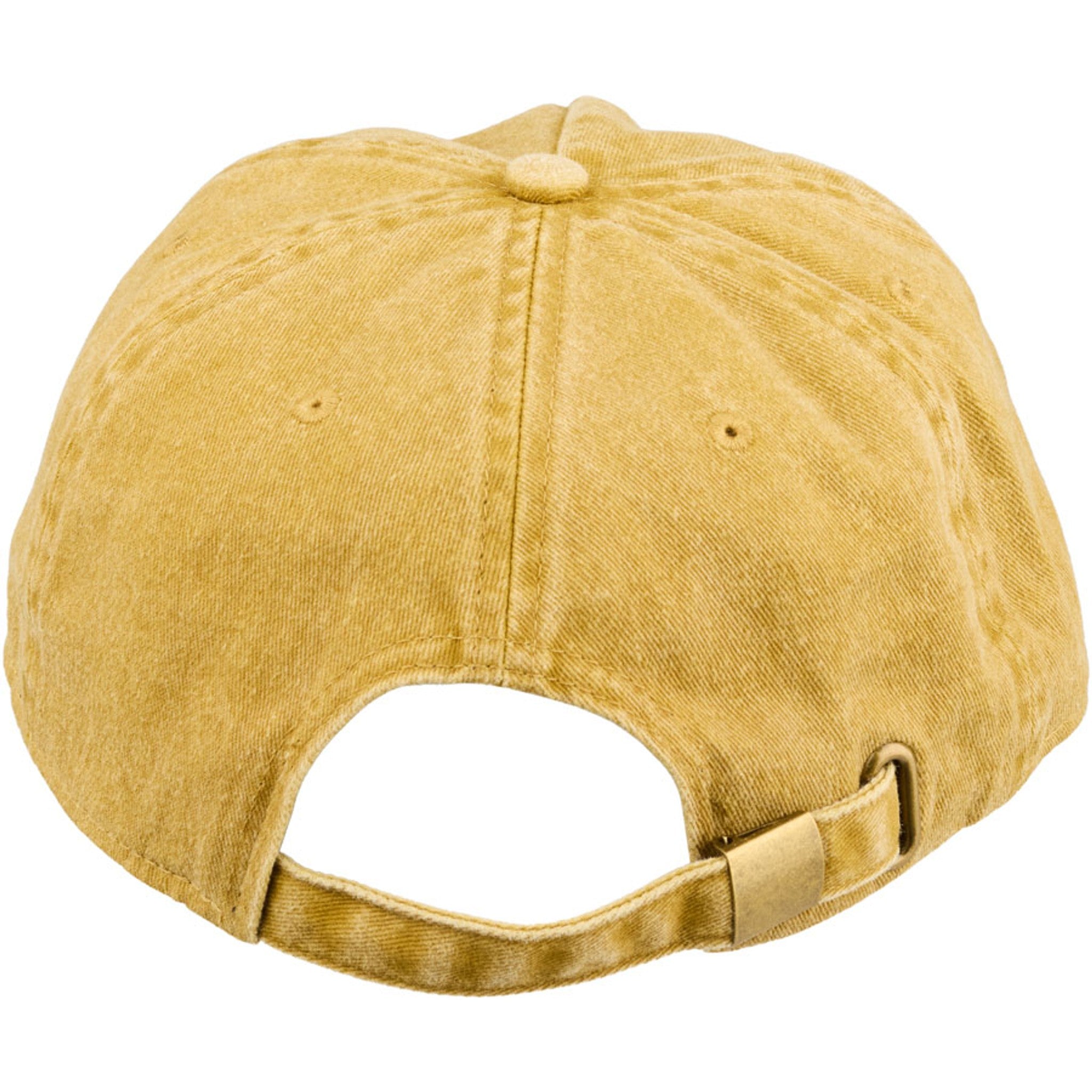 Skullet Strap Back Hat - Mustard, One Size