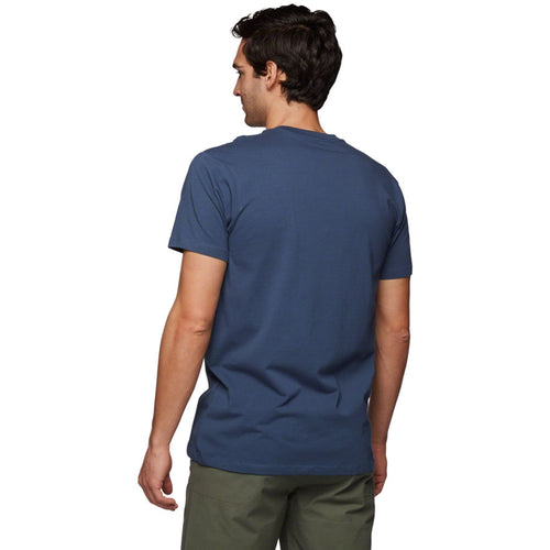 Block Print Mountain Tee - Ink Blue, Men's, X-Large