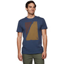 Block Print Mountain Tee - Ink Blue, Men's, X-Large