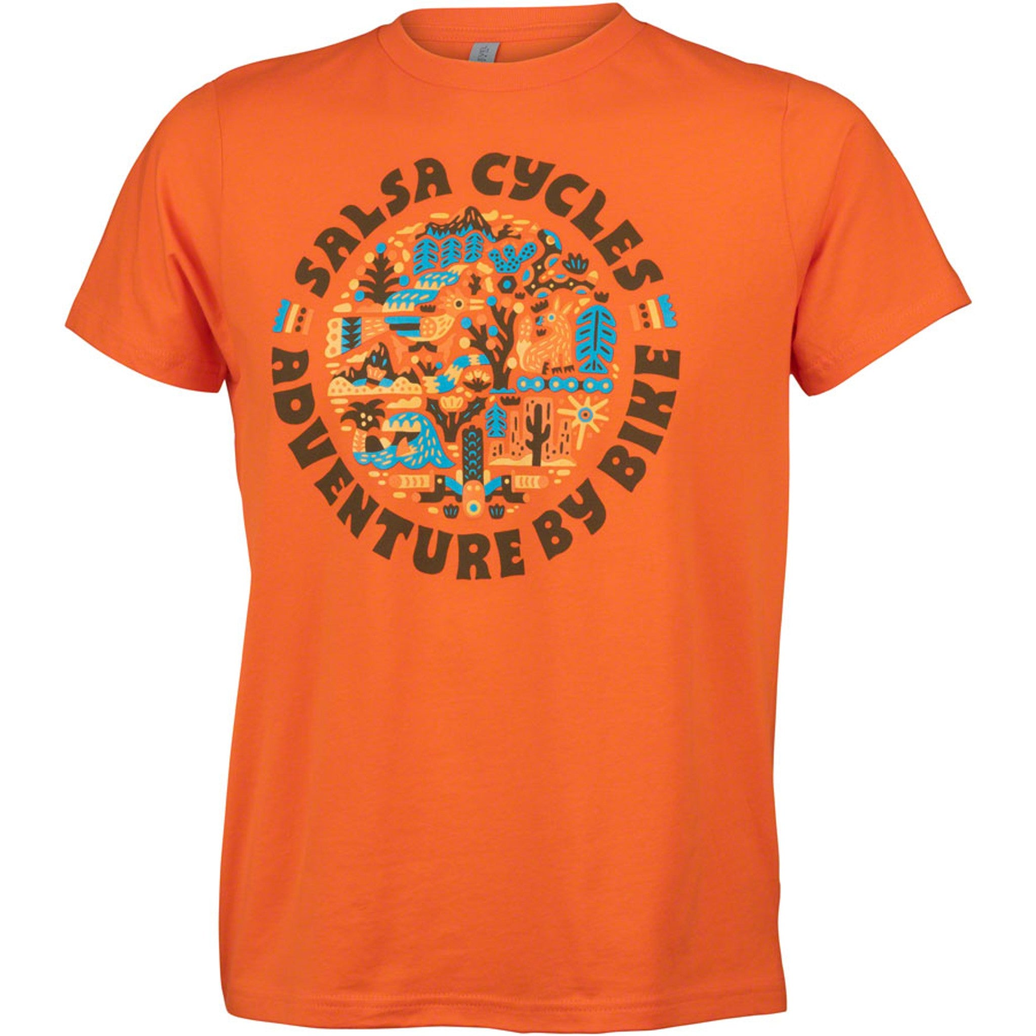 Planet Wild Kids T-Shirt - Orange, X-Large