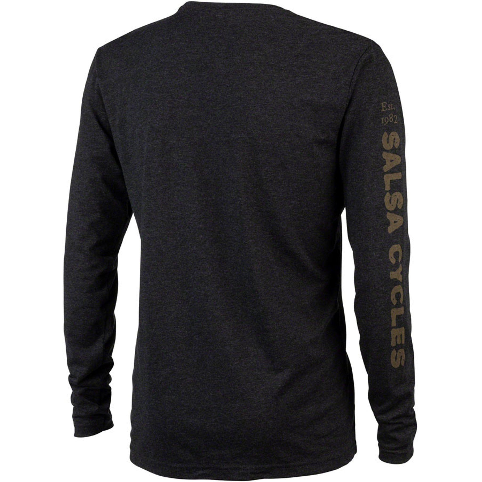 Forest Fox Long Sleeve Unisex T-Shirt - Black, Small