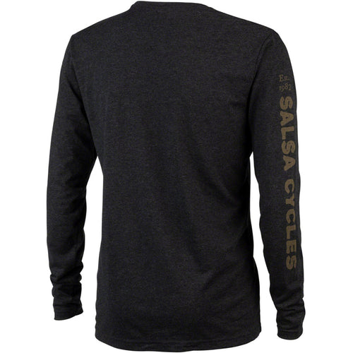 Forest Fox Long Sleeve Unisex T-Shirt - Black, Small