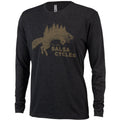 Forest Fox Long Sleeve Unisex T-Shirt - Black, Small