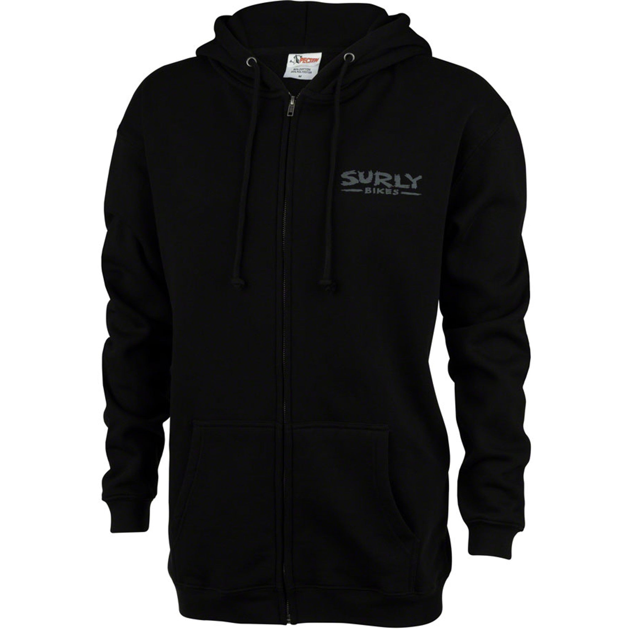Steel Consortium Zip-Up Hoodie - Black, Unisex, X-Large