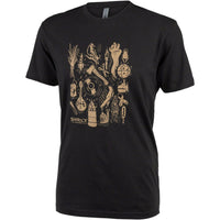 Stamp Collection Men's T-Shirt - Black, Medium