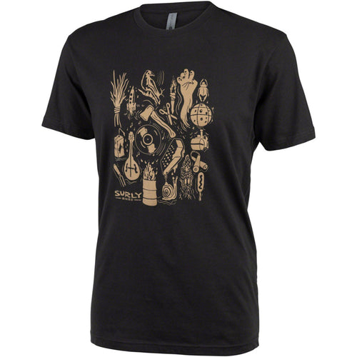 Stamp Collection Men's T-Shirt - Black, Medium