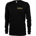 Dark Feather Long Sleeve Tee - Black, Unisex, Small