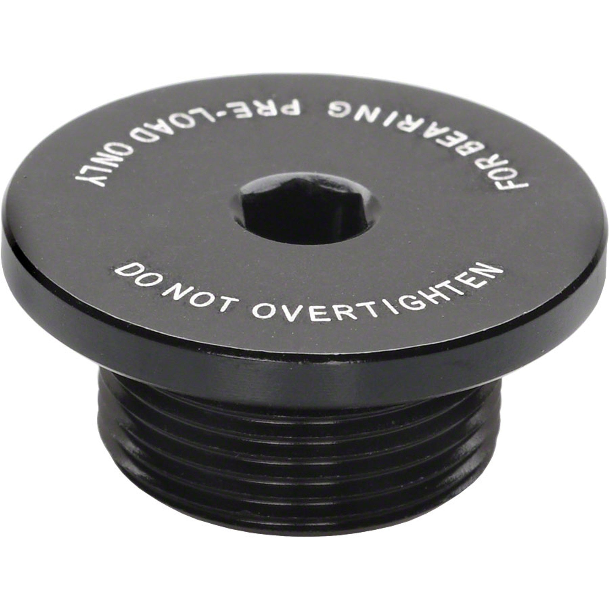 Surly Bearing Pre-Load Cap Black Non-Drive Crank Bolt