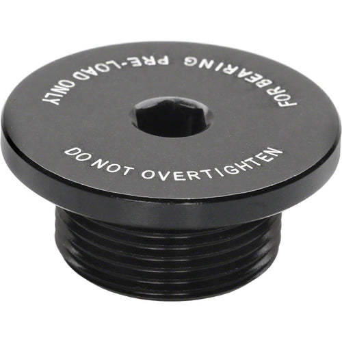 Surly Bearing Pre-Load Cap Black Non-Drive Crank Bolt