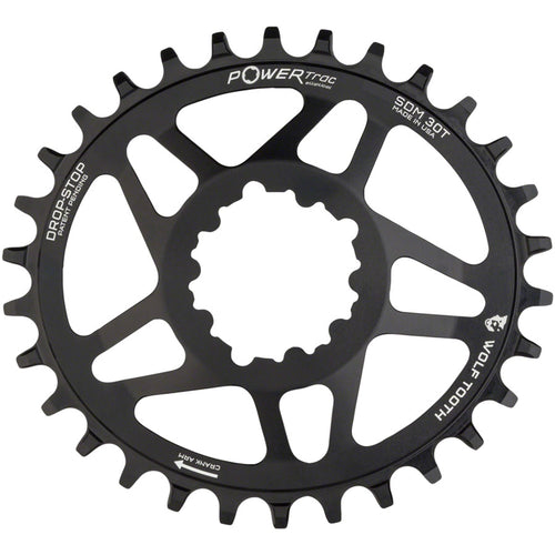 PowerTrac Elliptical SRAM 3-Bolt Direct Mount Chainrings