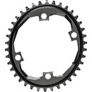 Oval 110 BCD for SRAM Apex Chainring for SRAM Apex 1 - 38t, 110 SRAM Asymmetric BCD, 4-Bolt, Narrow-Wide, Black