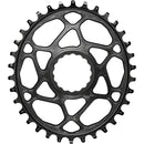 Oval Direct Mount Chainring - 34t, CINCH Direct Mount, 3mm Offset, Requires Hyperglide+ Chain, Black