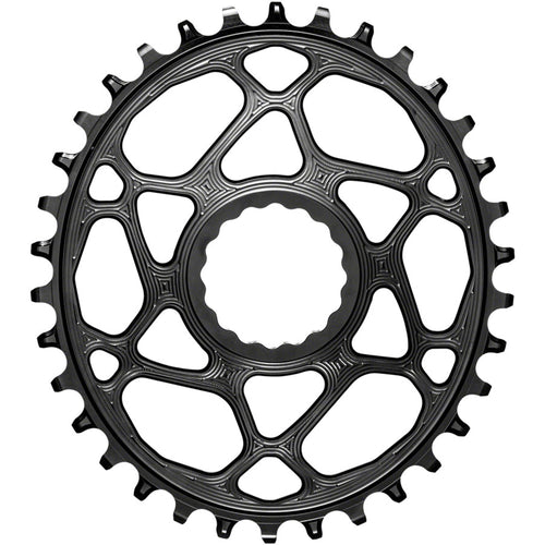 Oval Direct Mount Chainring - 34t, CINCH Direct Mount, 3mm Offset, Requires Hyperglide+ Chain, Black