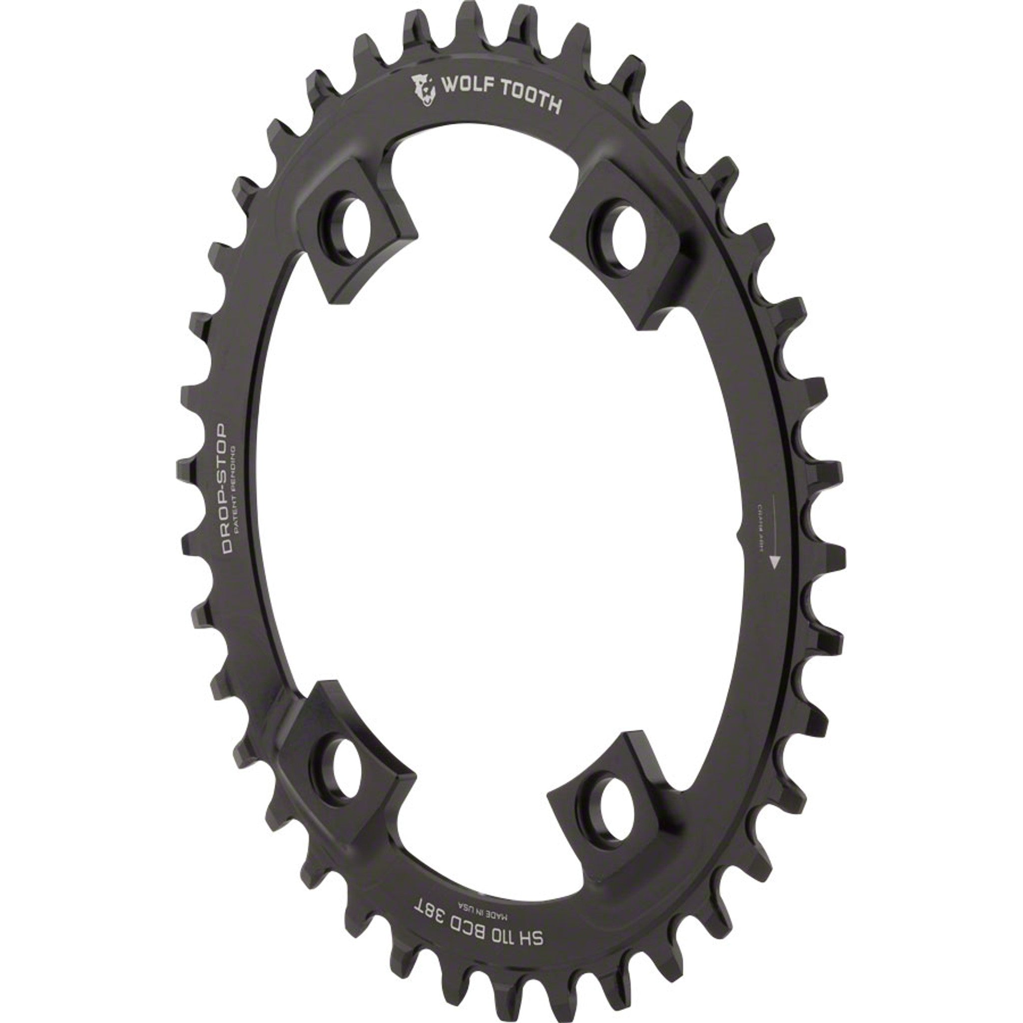 Elliptical Shimano 110 Asymmetric BCD Chainrings