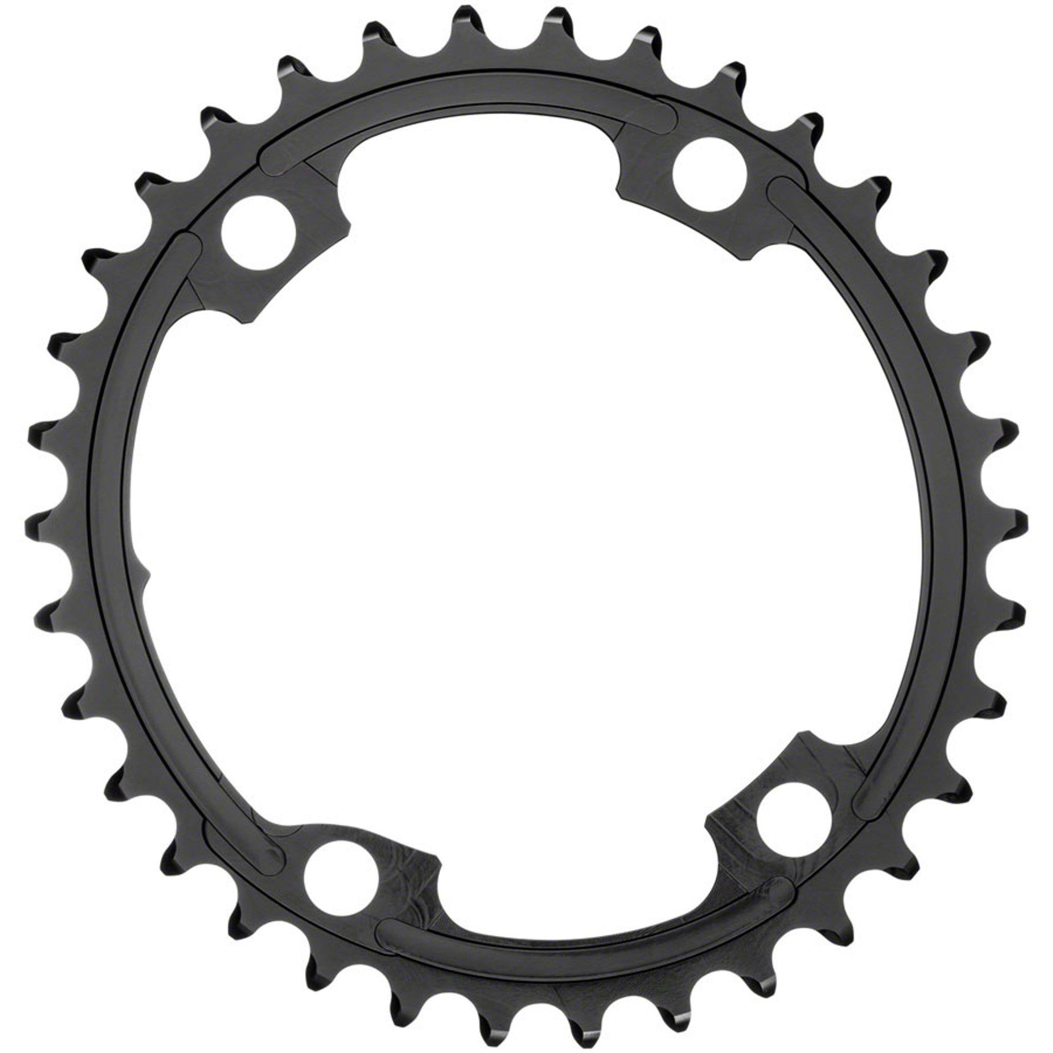 Premium Oval 110 BCD 4-Bolt Road Chainring for Shimano M9100/8000