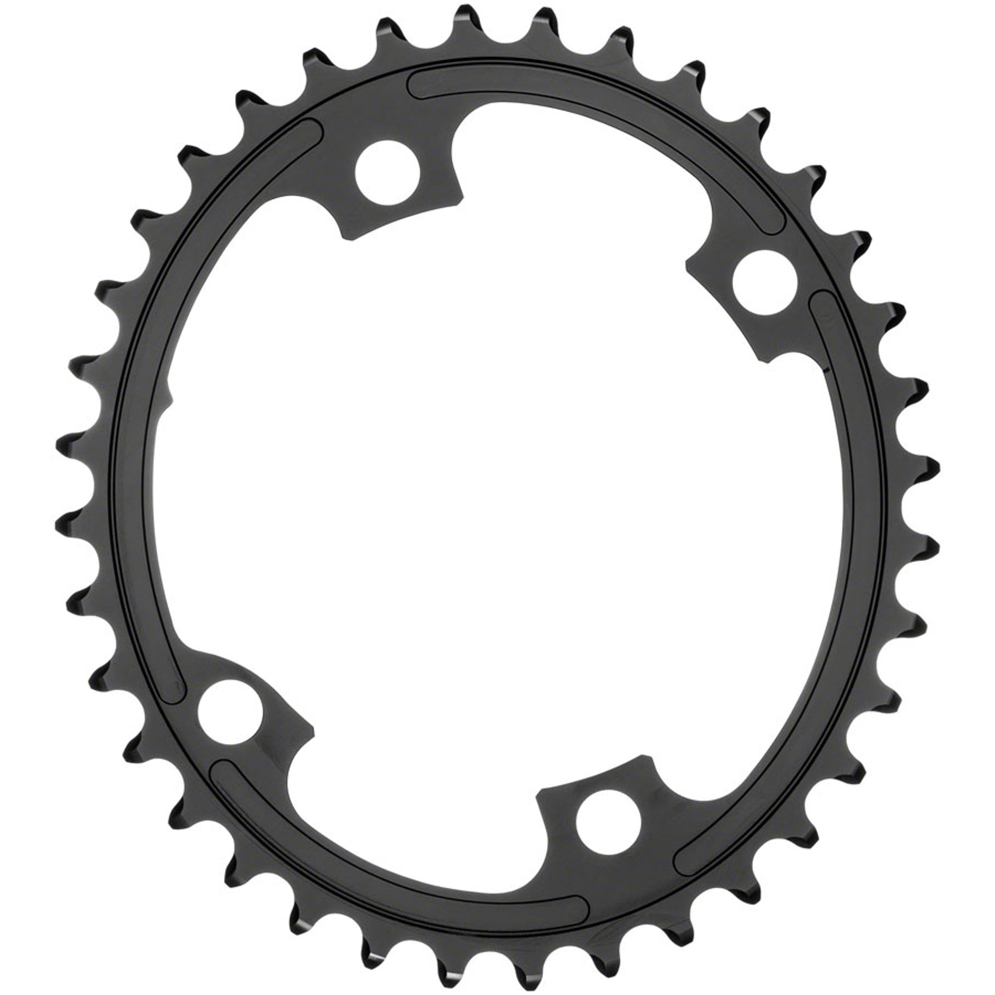 Premium Oval 110 BCD 4-Bolt Road Chainring for Shimano M9100/8000