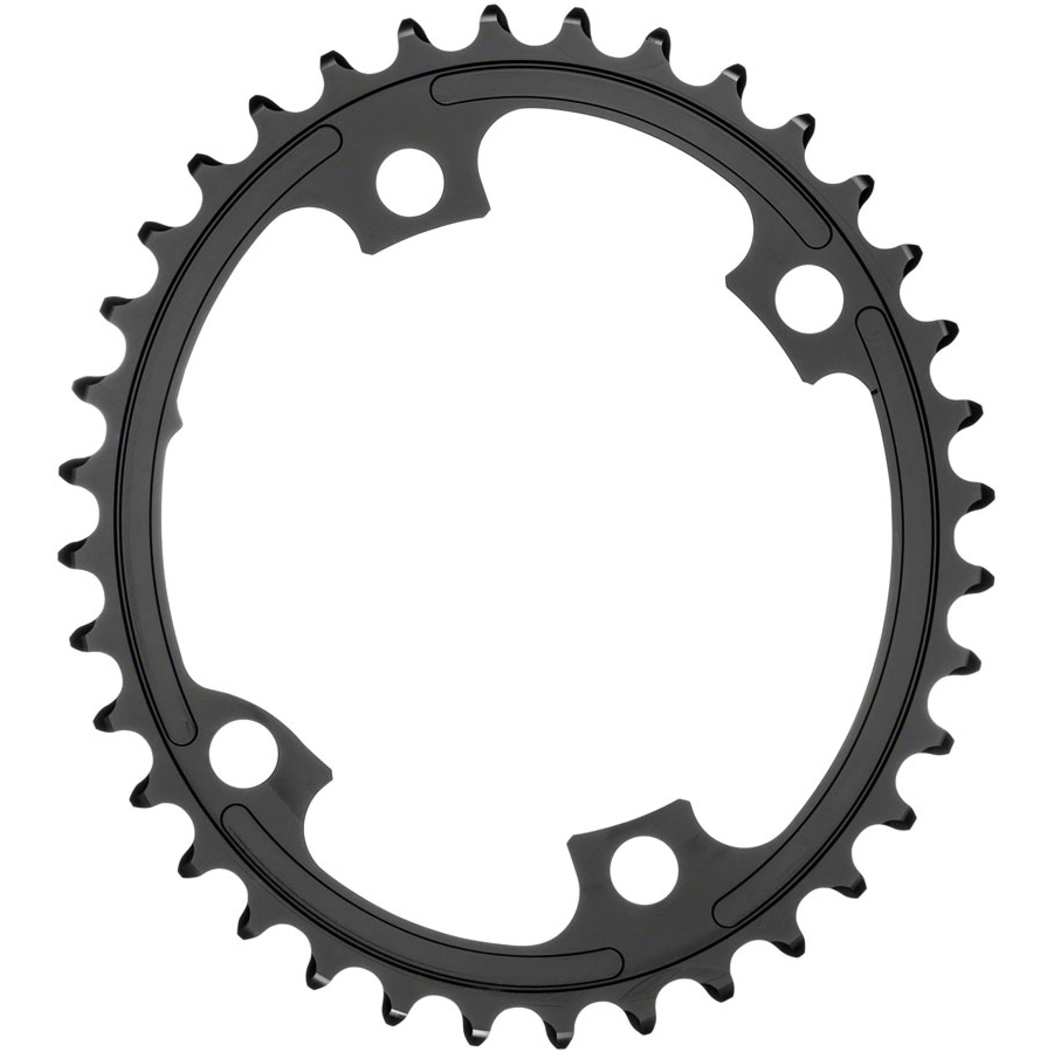 Premium Oval 110 BCD 4-Bolt Road Chainring for Shimano M9100/8000