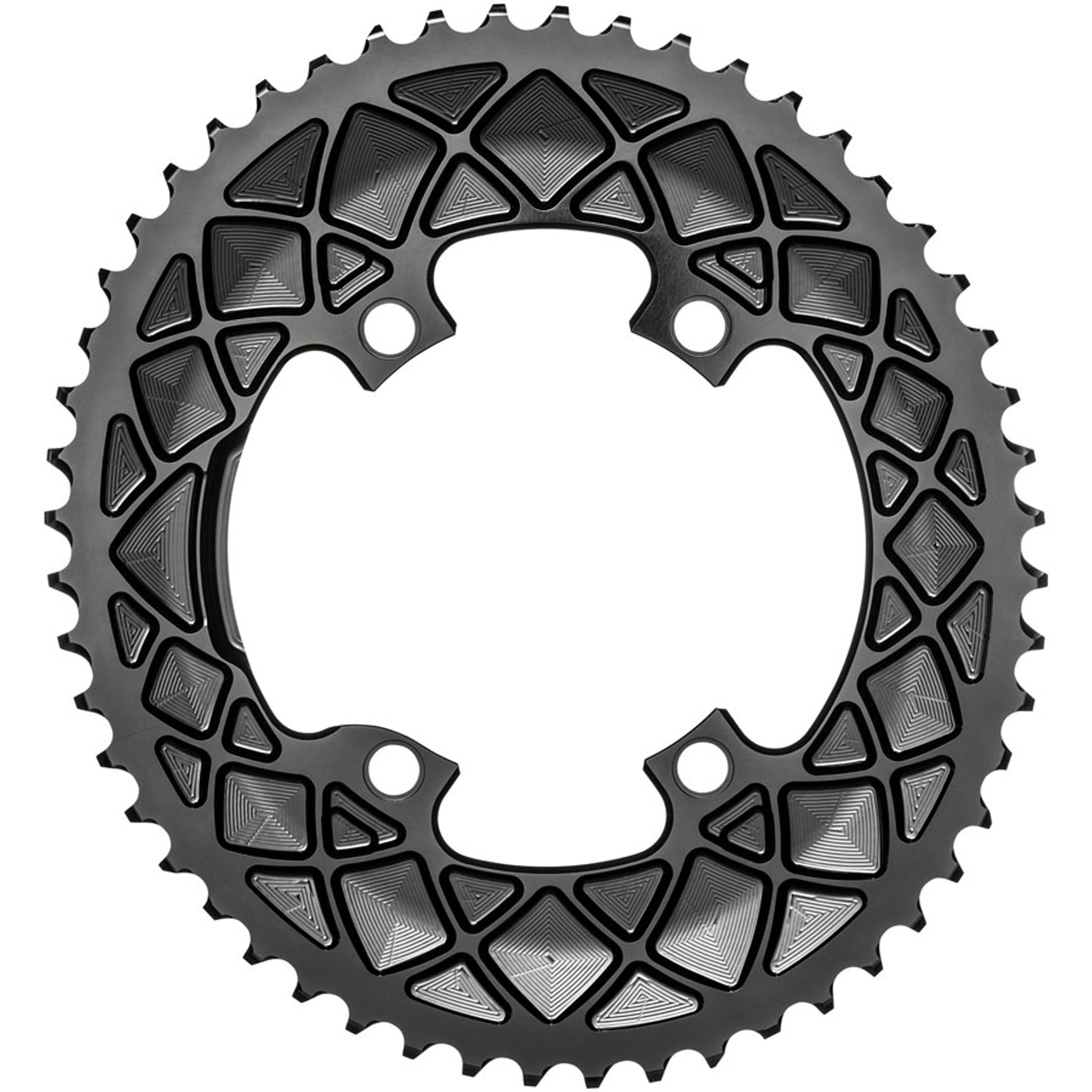 Premium Oval 110 BCD 4-Bolt Road Chainring for Shimano M9100/8000