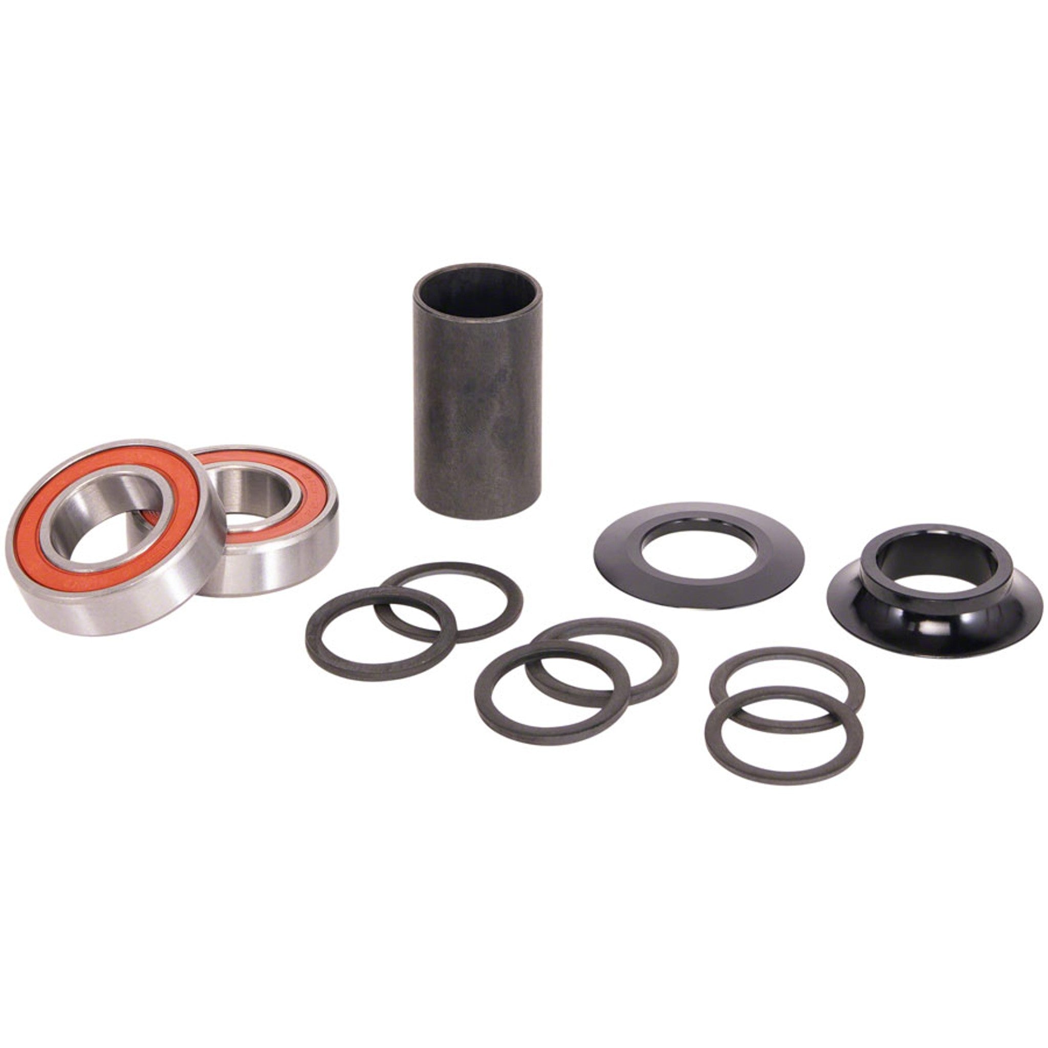 Echo Mid Bottom Bracket Set - 22mm, Black