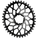 Oval Narrow-Wide Direct Mount Chainring - 40t, SRAM 3-Bolt Direct Mount, 6mm Offset, Black
