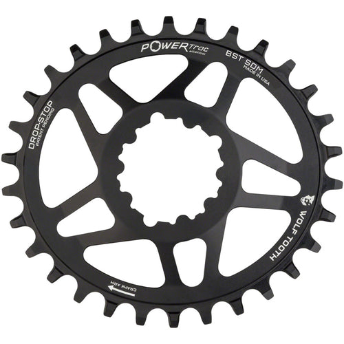 PowerTrac Elliptical SRAM 3-Bolt Direct Mount Chainrings