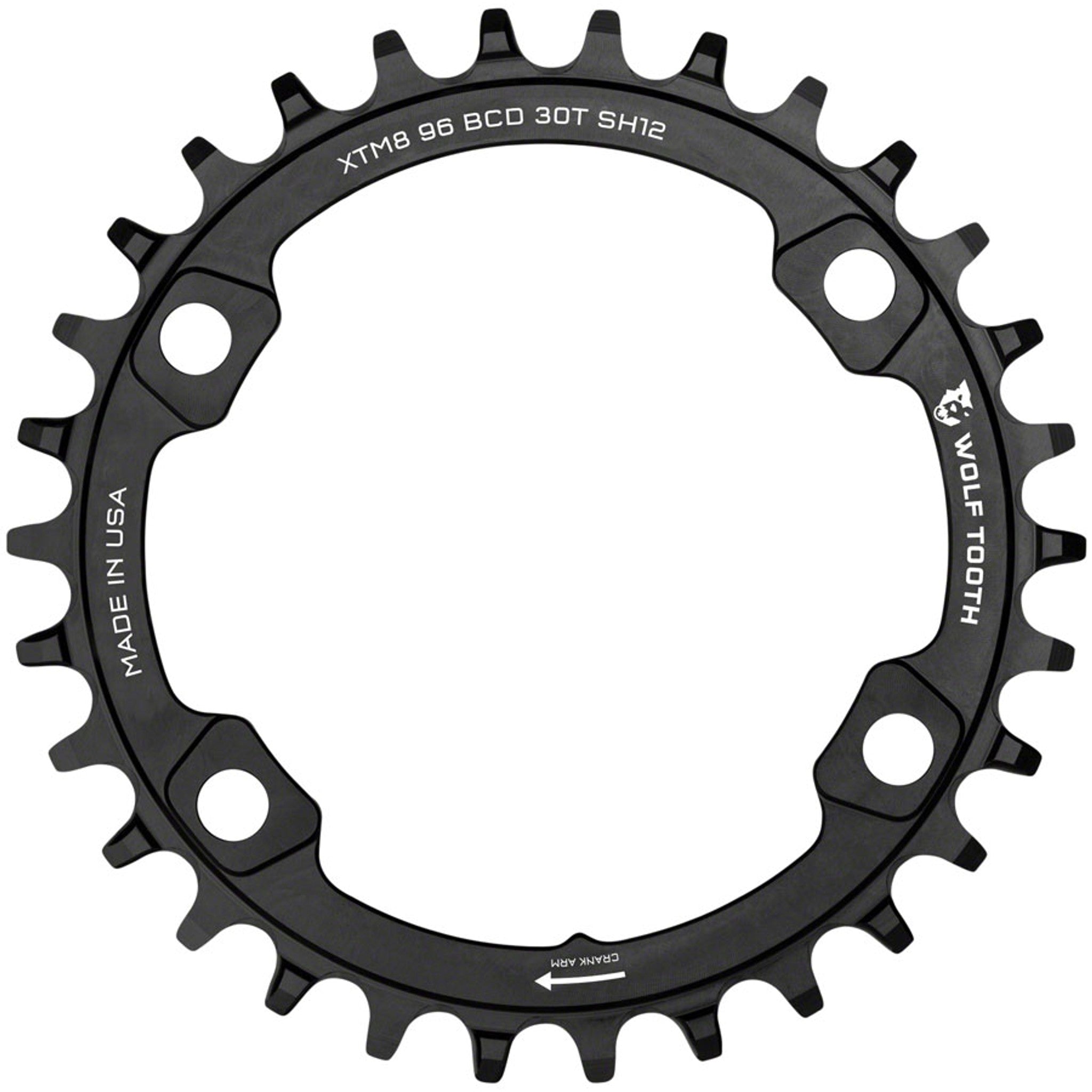96 Asymmetrical BCD Chainrings for Shimano XT 8000/SLX 7000 and Hyperglide+