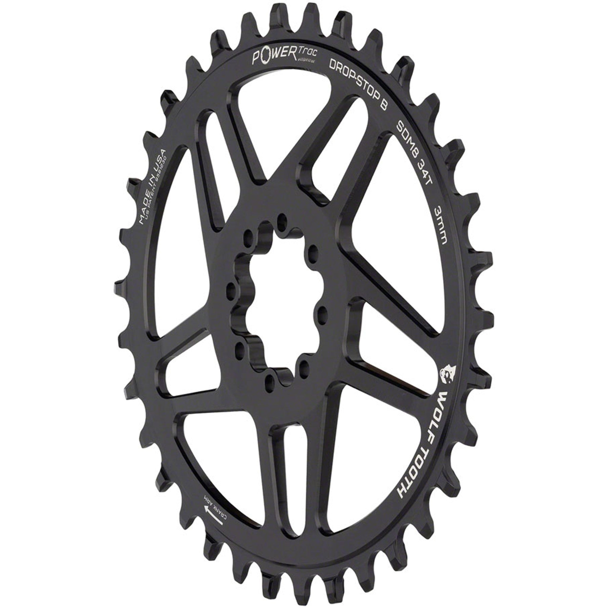 SRAM Elliptical 8-Bolt Direct Mount Chainrings