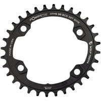 Elliptical 96 BCD Chainring - 32t, 96 Asymmetric BCD, 4-Bolt, For Shimano Cranks, Use 12-Spd Hyperglide+ Chain, Black