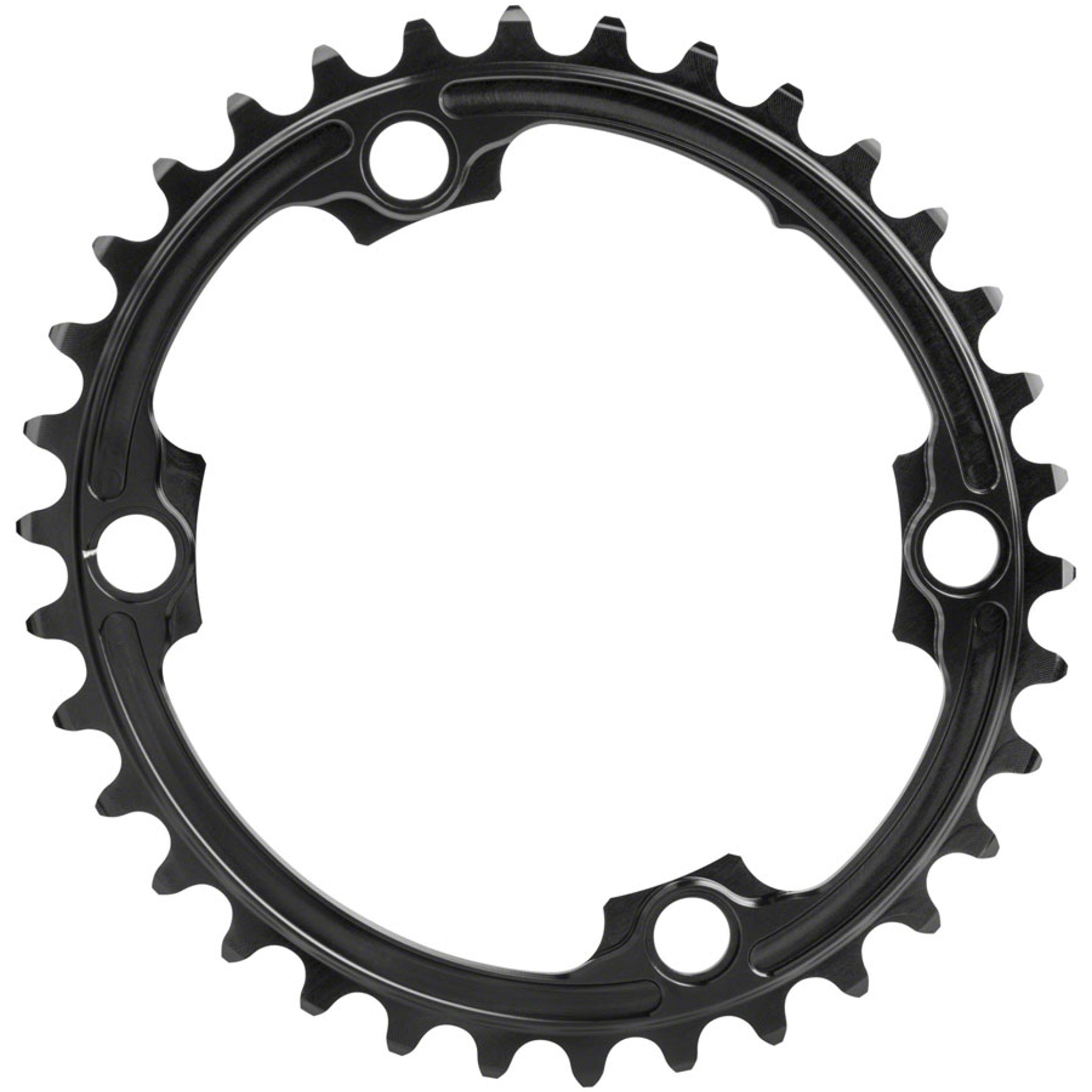 Premium Oval 110 BCD 4-Bolt Road Chainring for Shimano 9000/6800/5800