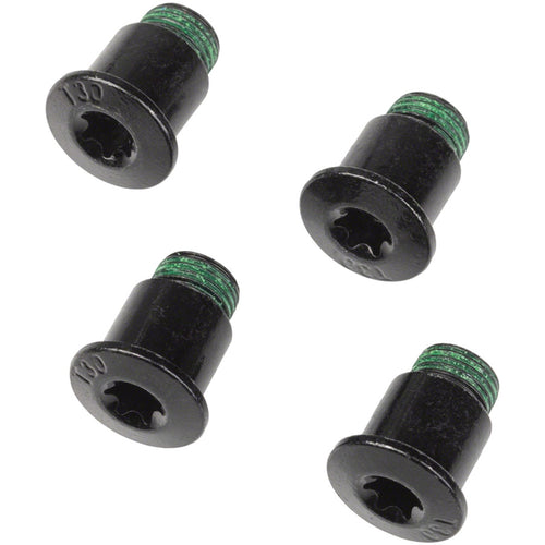 Chainring Bolt Kit for Rival AXS - 94/107 BCD, 4x2, M8x4.75x8.75, Steel, Black, Includes 4 Bolts