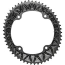 Premium Oval 145 BCD Road Outer Chainring for Campagnolo - 53t, 145 BCD, 4-Bolt, Black
