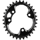 Oval 76 BCD Chainring for Rotor - 30t, 76 BCD, 4-Bolt, Narrow-Wide, Black