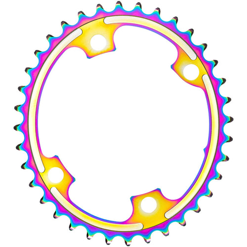 Premium Oval 110 BCD 4-Bolt Road Chainring for Shimano M9100/8000