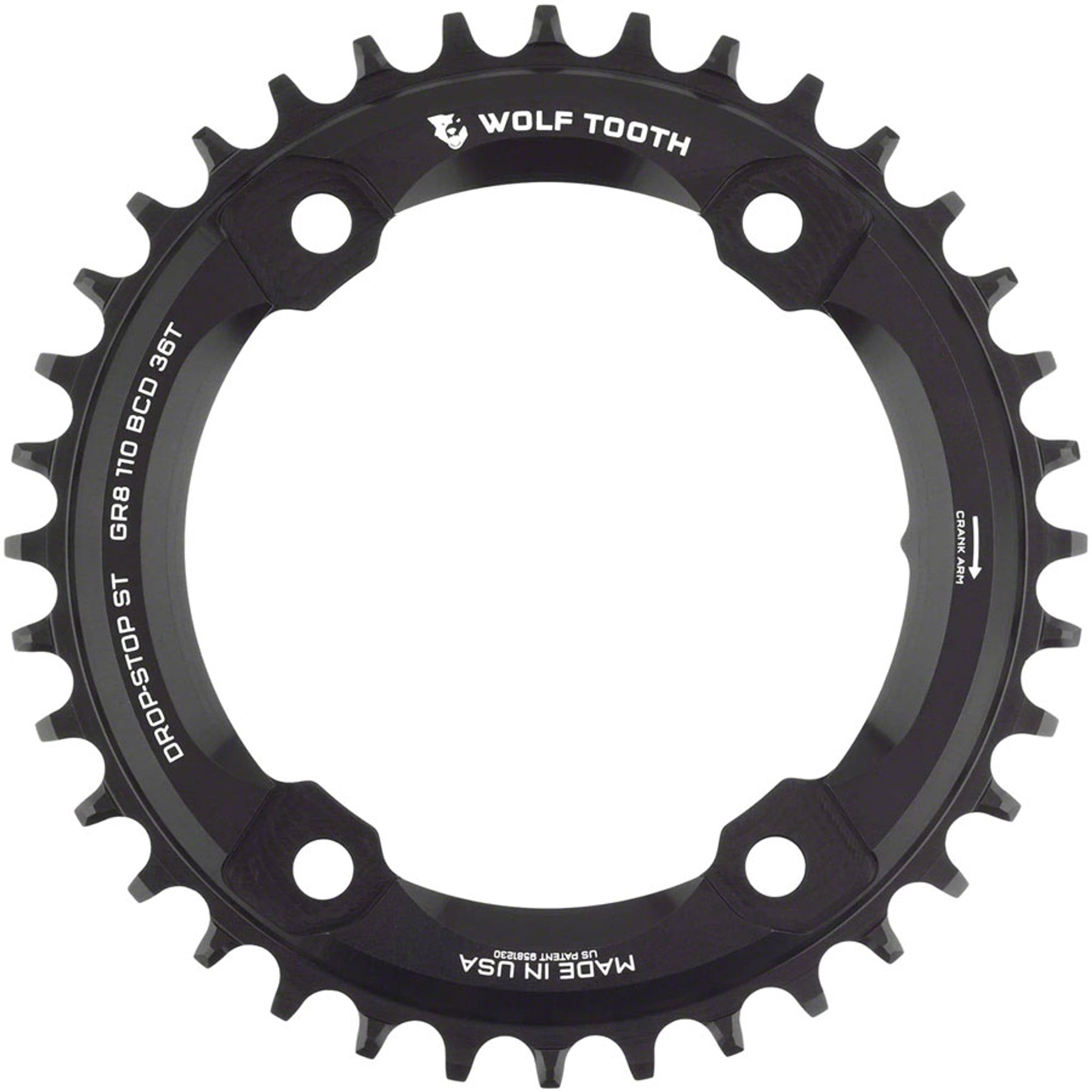 110 Asymmetrical BCD Chainrings for 12-Speed Shimano GRX