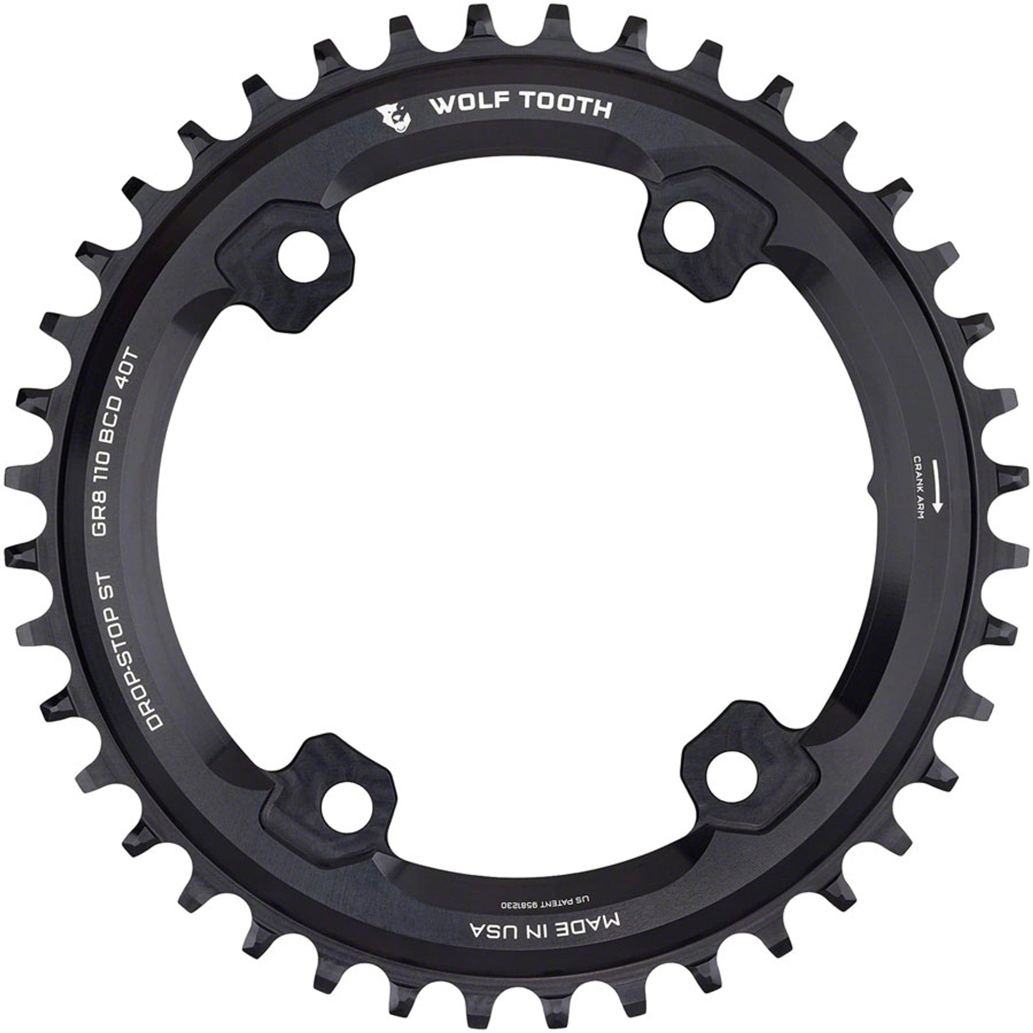 110 Asymmetrical BCD Chainrings for 12-Speed Shimano GRX