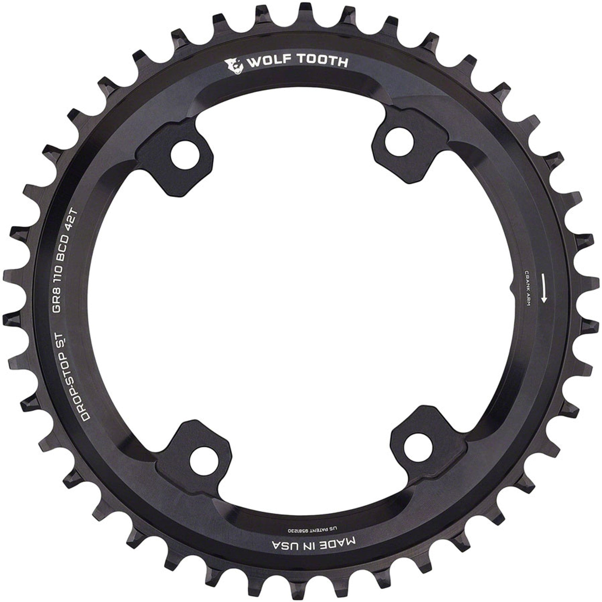 110 Asymmetrical BCD Chainrings for 12-Speed Shimano GRX