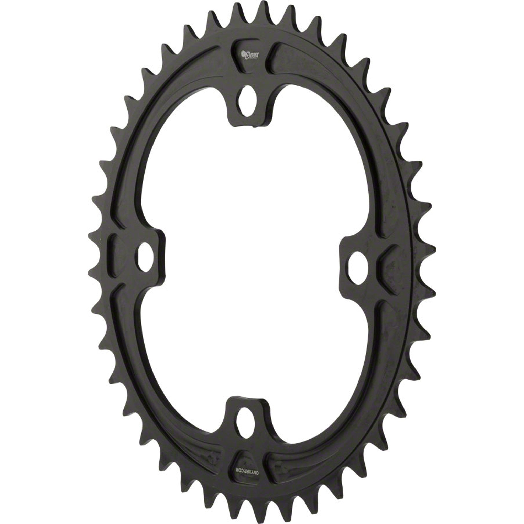 Onyx 4 Bolt Chainring: 40t, Black