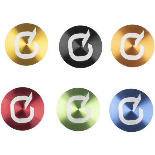 Quarq Battery Colored Decals - Black, Grey, Red, Blue, Orange, Green and Yellow
