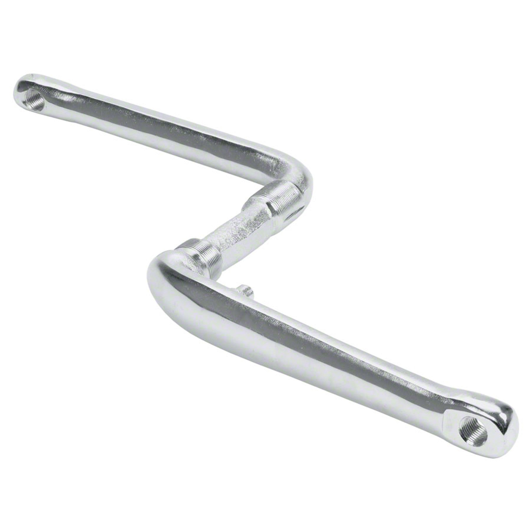 Dimension 175mm Cruiser 1-Piece Silver Crankset 1/2"