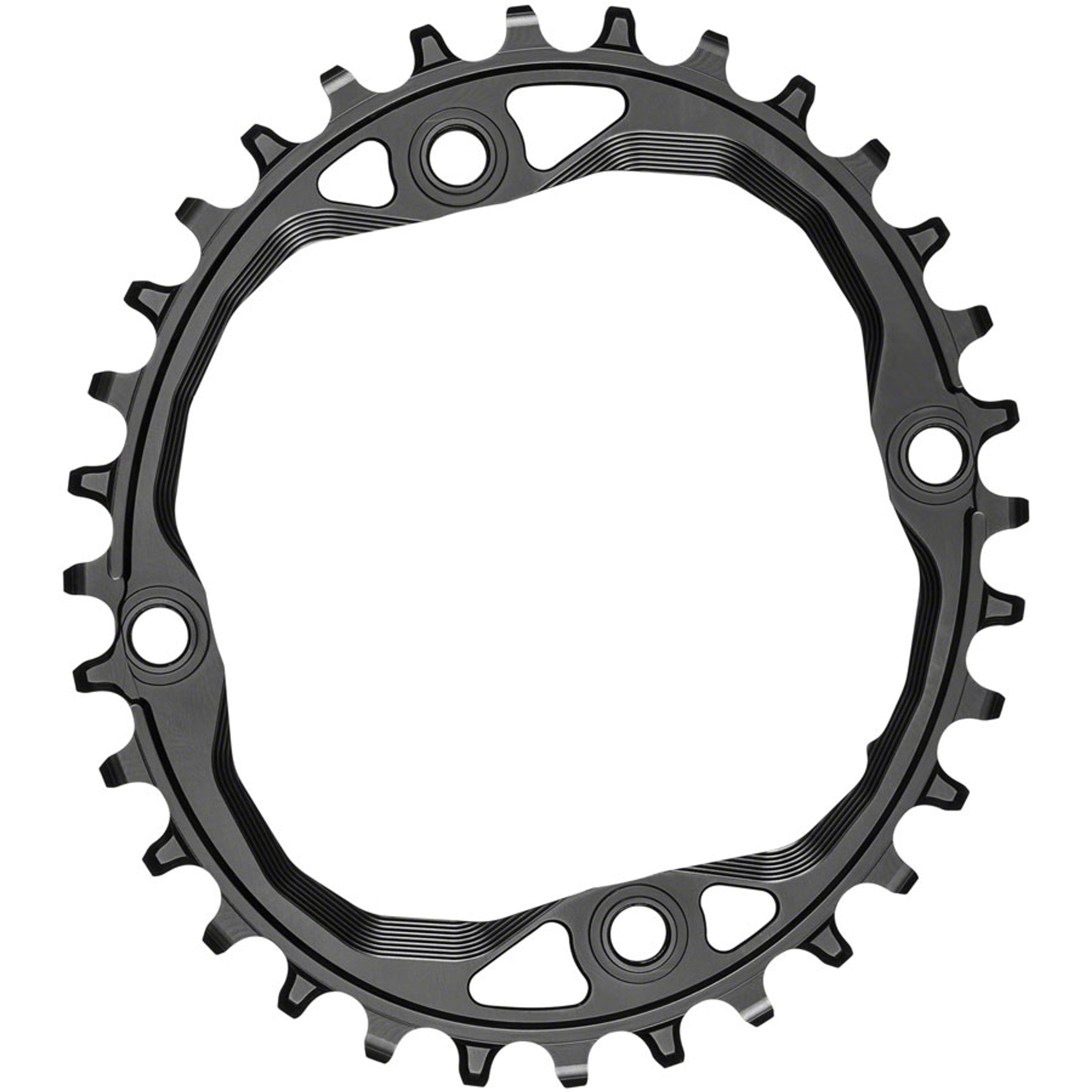Oval 104 BCD 4-Bolt Chainring for Hyperglide+
