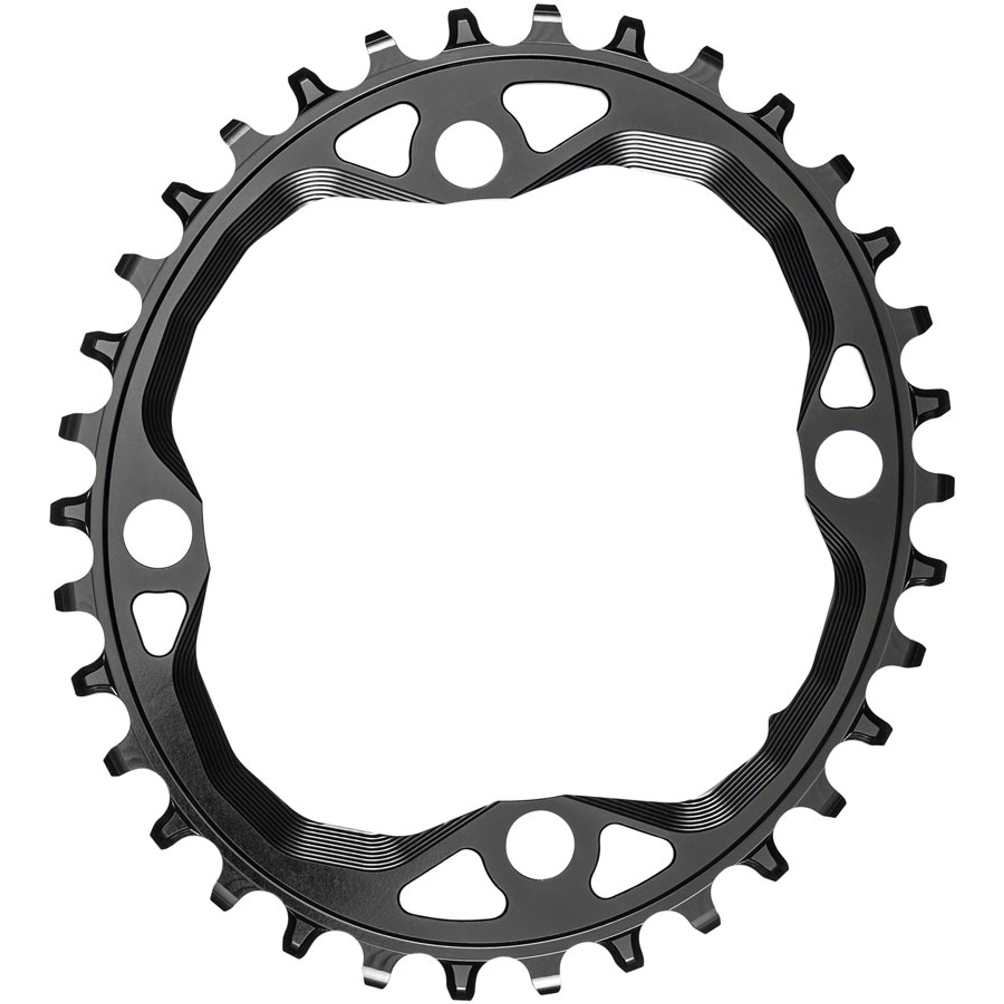Oval 104 BCD 4-Bolt Chainring for Hyperglide+