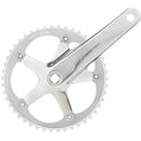 All-City 612 Track Crankset - 170mm, Single Speed, 46t, 144 BCD, Square Taper JIS Spindle Interface, Silver